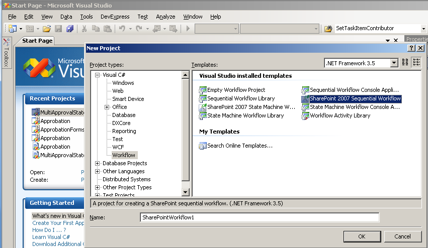projetsSharePoint