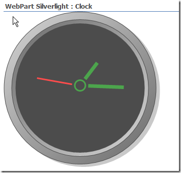 Silverlight Clock
